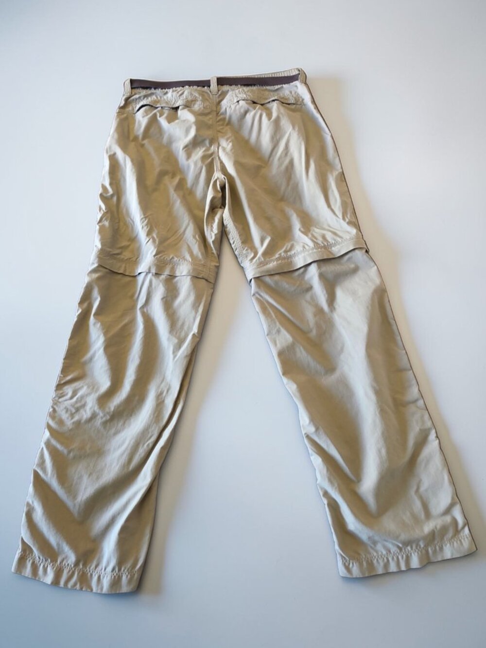 The North Face Convertible Hiking Pants Mens 36 Zip Off Khaki Nylon Outdoor - Picture 3 of 16